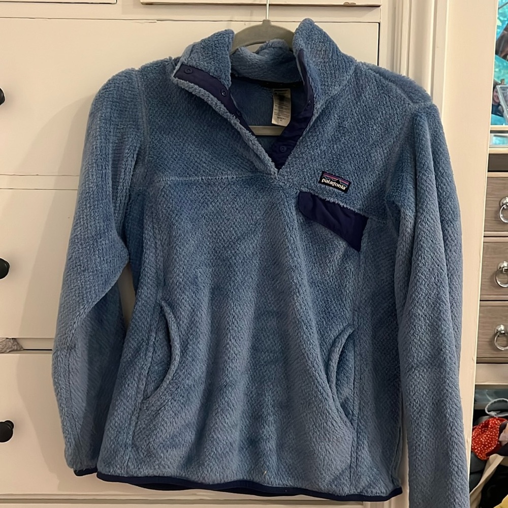 Patagonia fleece. Size XS. Blue
